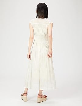 Amazon.co.jp: [フレイ アイディー] ラインアートシフォンワンピ